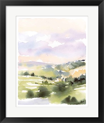 Framed Spring Hills I Print