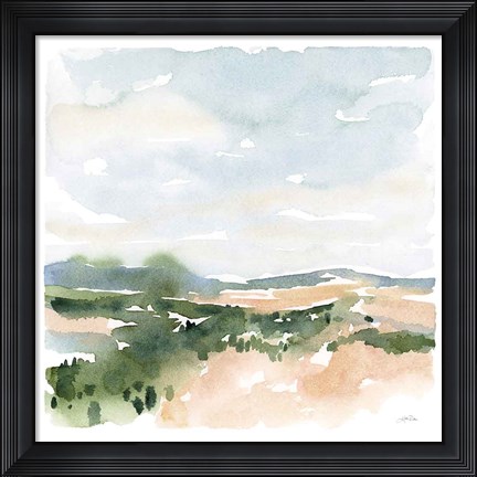 Framed Gentle Landscape II Print