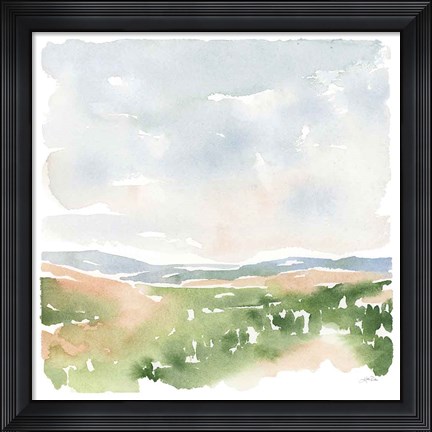 Framed Gentle Landscape I Print