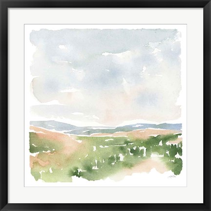 Framed Gentle Landscape I Print