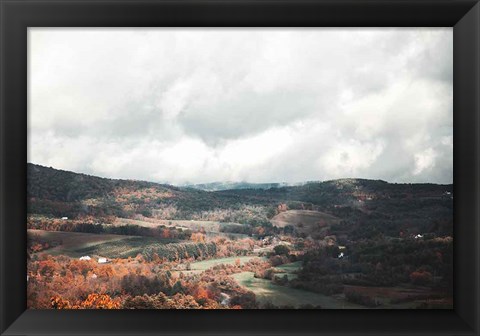 Framed Autumn Hills II Print