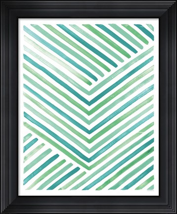 Framed Sea Glass Sunset IV Print