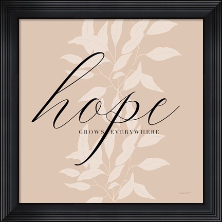 Framed Hope Print