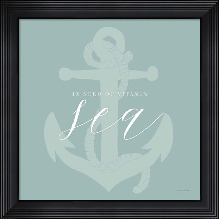 Framed Vitamin Sea Print