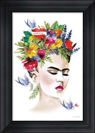 Framed She is Frida Print