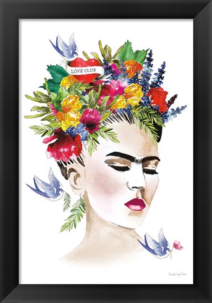 Framed She is Frida Print