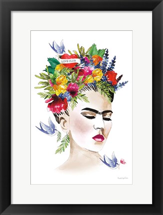 Framed She is Frida Print