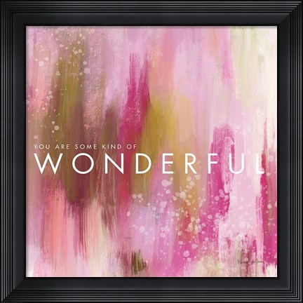 Framed Wonderful Print
