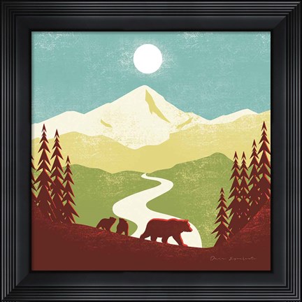 Framed Great Outdoors I Print