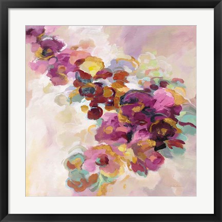 Framed Spring Flowerbed Print