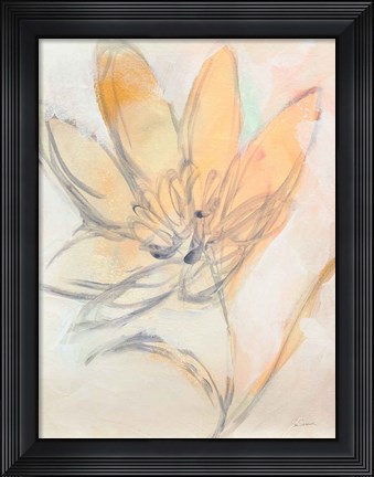 Framed Flower Loops  II Print