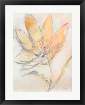 Framed Flower Loops  II Print