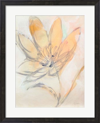 Framed Flower Loops  II Print