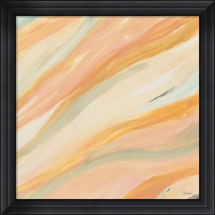 Framed Pink Waves Print
