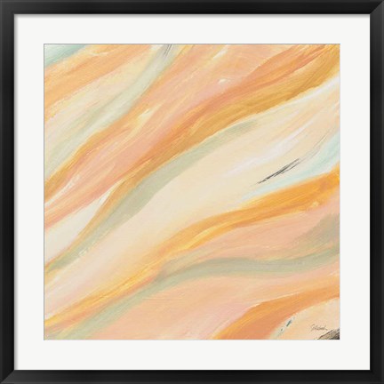 Framed Pink Waves Print