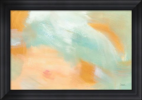 Framed Abstract Sunrise Print