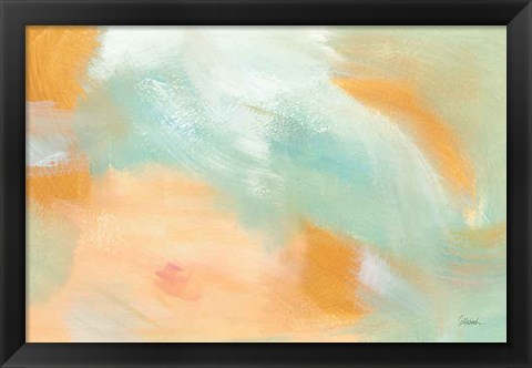 Framed Abstract Sunrise Print