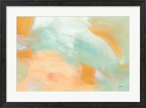 Framed Abstract Sunrise Print