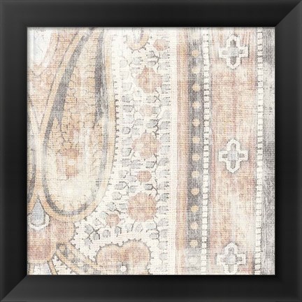 Framed Antique Cloth II Print