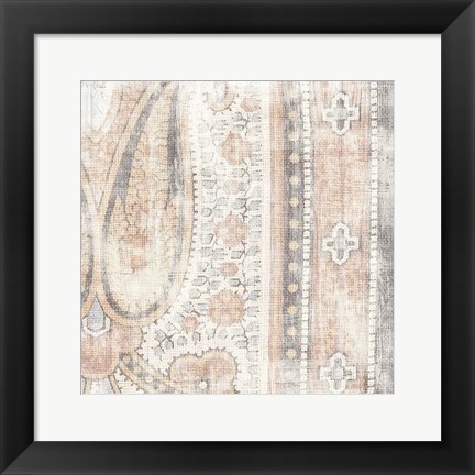 Framed Antique Cloth II Print