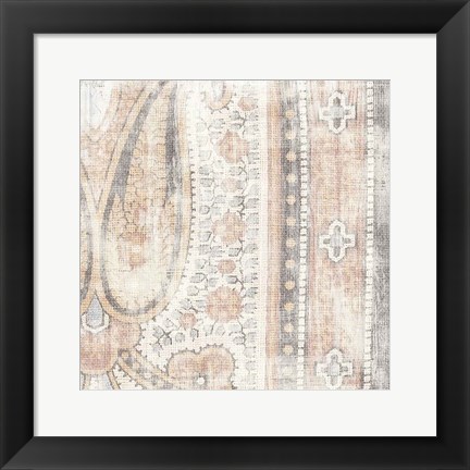 Framed Antique Cloth II Print