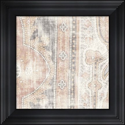 Framed Antique Cloth I Print