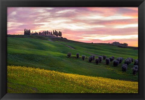 Framed Tuscany Palette Print