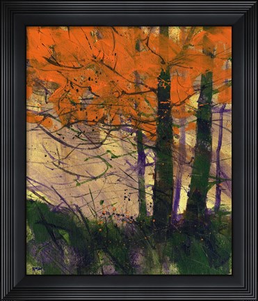 Framed Flame Print