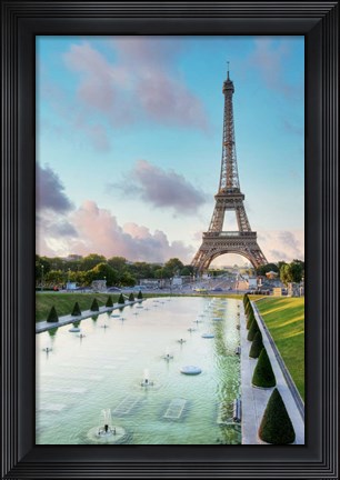 Framed Eiffel Tower View I Print