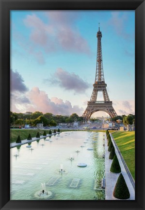 Framed Eiffel Tower View I Print