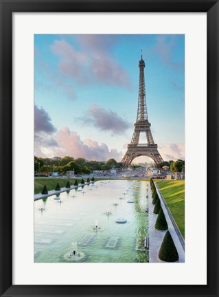 Framed Eiffel Tower View I Print