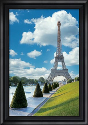 Framed Eiffel Tower View II Print