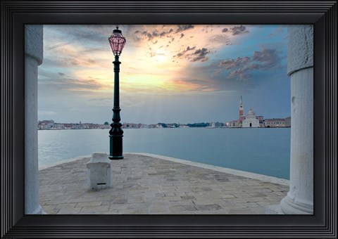 Framed Gran Canale Sunrise #1 Print