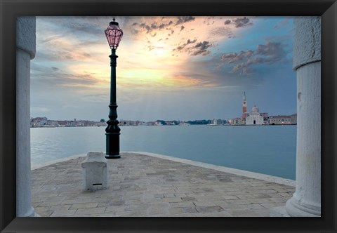 Framed Gran Canale Sunrise #1 Print