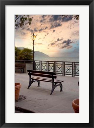 Framed Monterosso Sunrise #1 Print