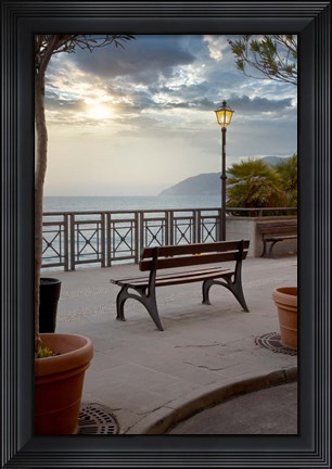 Framed Monterosso Sunrise #2 Print