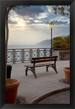 Framed Monterosso Sunrise #2 Print