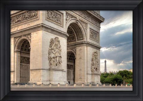 Framed Paris Cityscape I Print