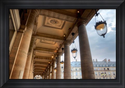 Framed Paris Cityscape II Print