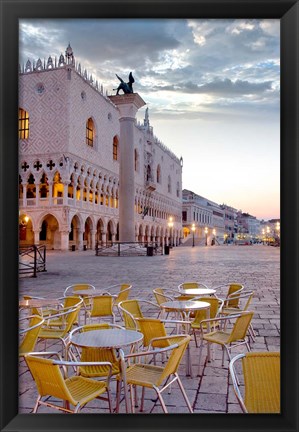 Framed Piazza San Marco At Sunrise #5 Print