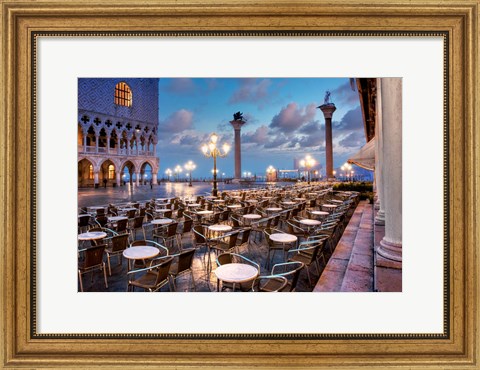 Framed Piazza San Marco Sunrise #21 Print