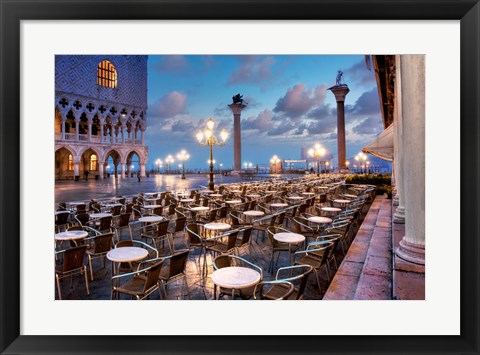 Framed Piazza San Marco Sunrise #21 Print