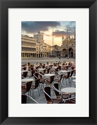 Framed Piazza San Marco Sunrise #8 Print