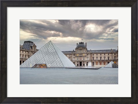 Framed Louvre Palace Museum II Print