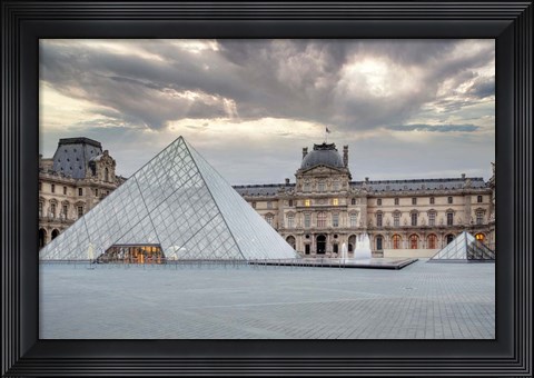 Framed Louvre Palace Museum II Print