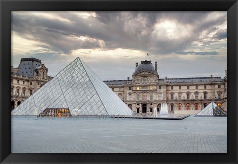 Framed Louvre Palace Museum II Print