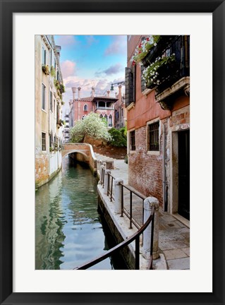 Framed Venetian Canale #8 Print