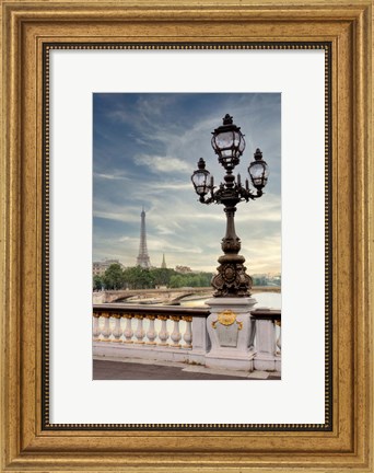 Framed View of Eiffel Tower Print