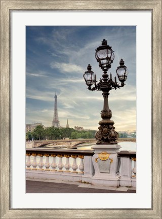 Framed View of Eiffel Tower Print