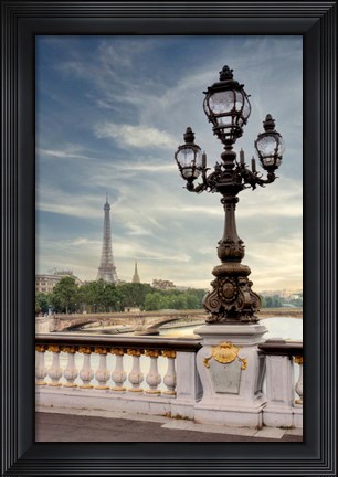 Framed View of Eiffel Tower Print